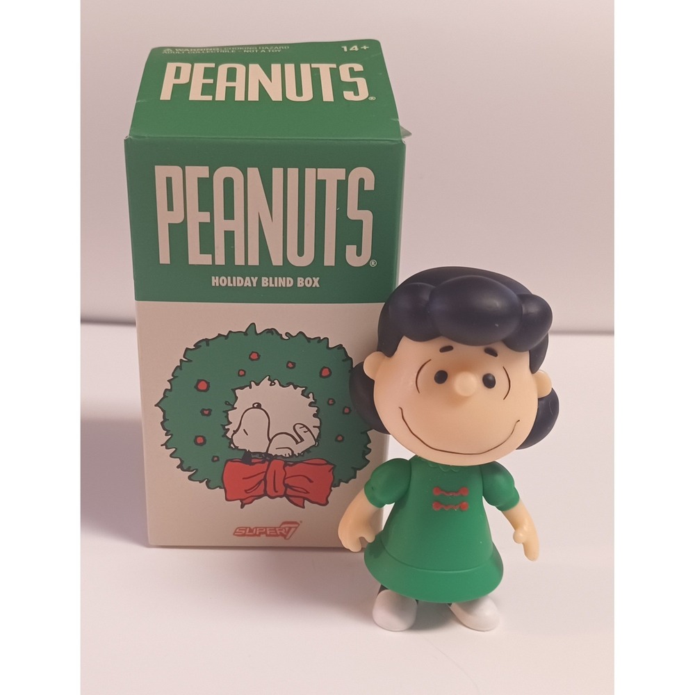 NEW Super7 Peanuts‎ Holiday Lucy Van Pelt Blind Box ReAction Figure